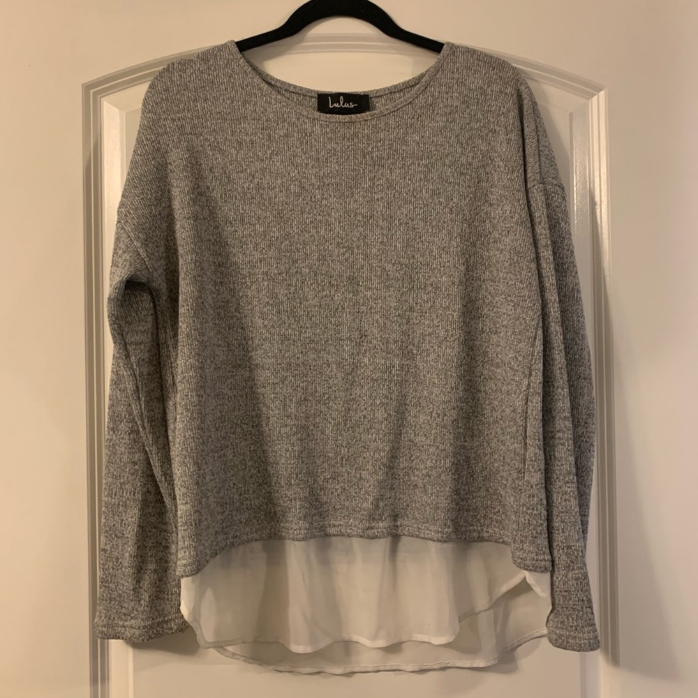 Lulus Grey Sweater